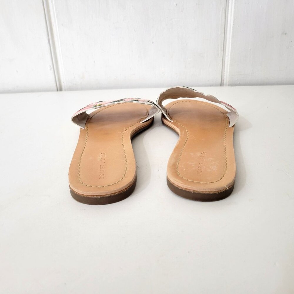 Draper James Floral Embroidered Slip-On Sandals Size 9 - Picture 7 of 8